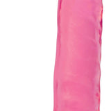 8 Inch Slim Stick with Balls Cherry Ice Dildo - Royal Sins