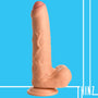 8 Inch uncut Dildo with Balls - Royal Sins