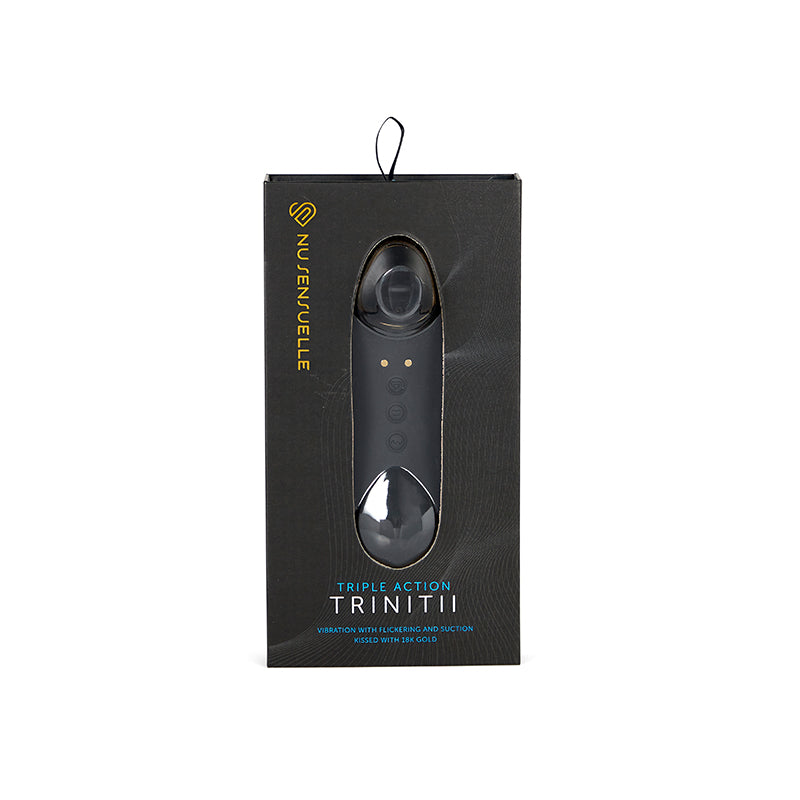 Nu Sensuelle Trinitii 3-In-1 Suction Tongue Vibe 18K Gold Edition
