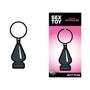 Sex Toy Keychain Gray Butt Plug