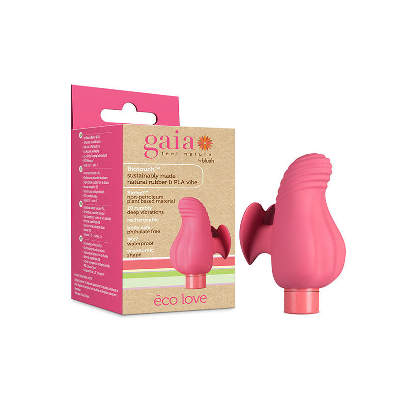 Blush Gaia Eco Love Bullet Vibrator and Sleeve Coral