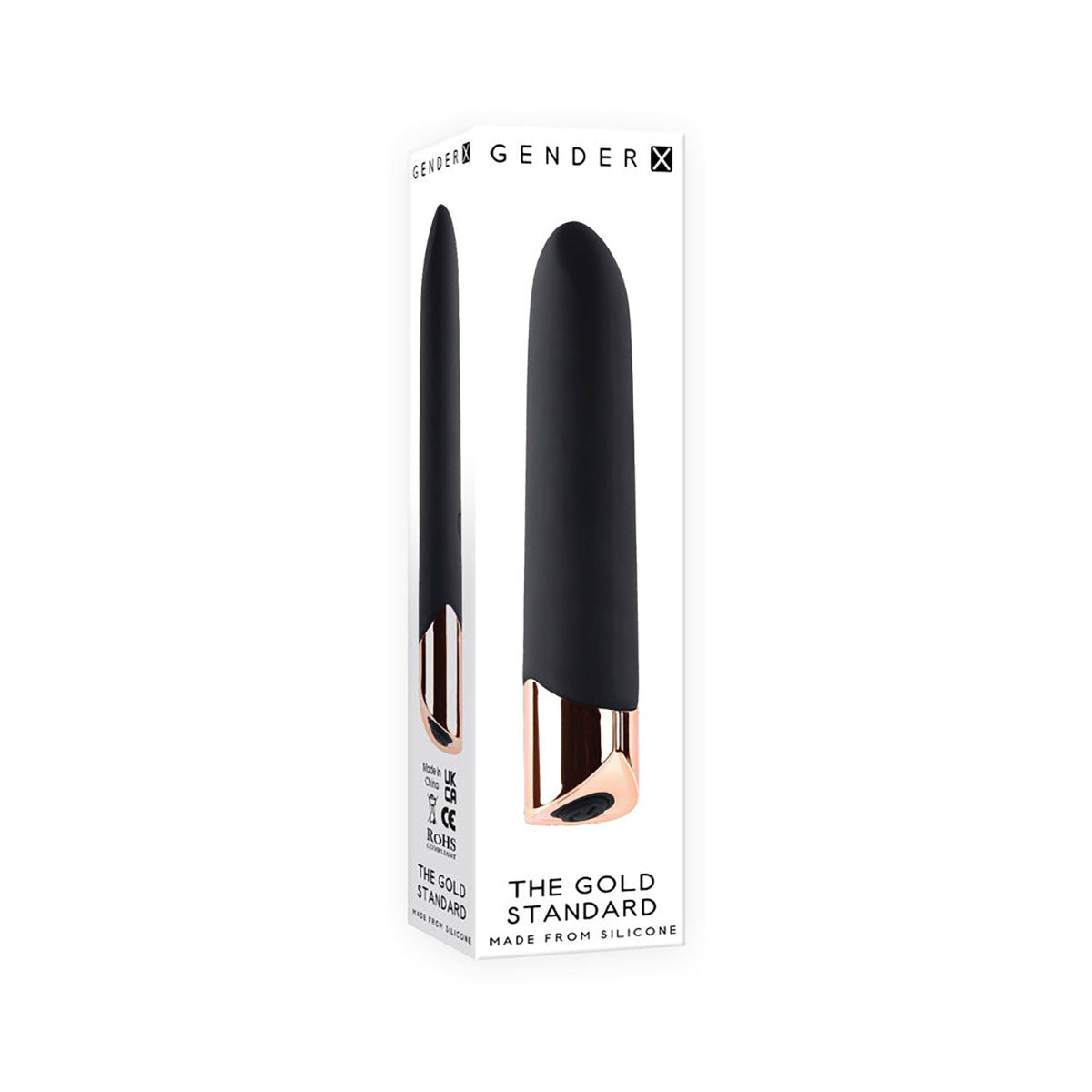 GX Gold Standard Bullet Vibrator BlkGold