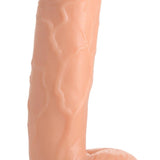 8.25 Inch Dildo with Balls - Light - Royal Sins