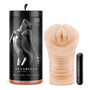 M Elite Soft + Wet Annabella Vagina Stroker with Bullet Vibrator Beige