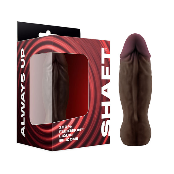 Shaft Bullet Rechargeable Realistic Silicone Mini Vibrator Mahogany