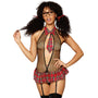 Dreamgirl Schoolgirl Fantasy Costume Red O/S