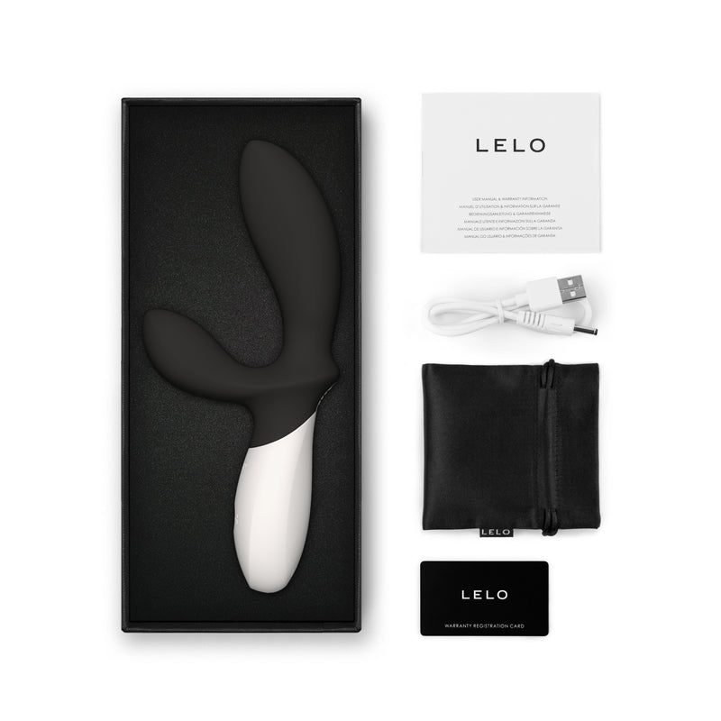LELO LOKI Wave 2 Rechargeable Silicone Dual Stimulation Prostate Vibrator Black