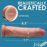 8.5 Inch Dual Density Uncut Dildo - Royal Sins