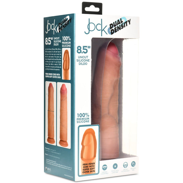 8.5 Inch Dual Density Uncut Dildo - Royal Sins