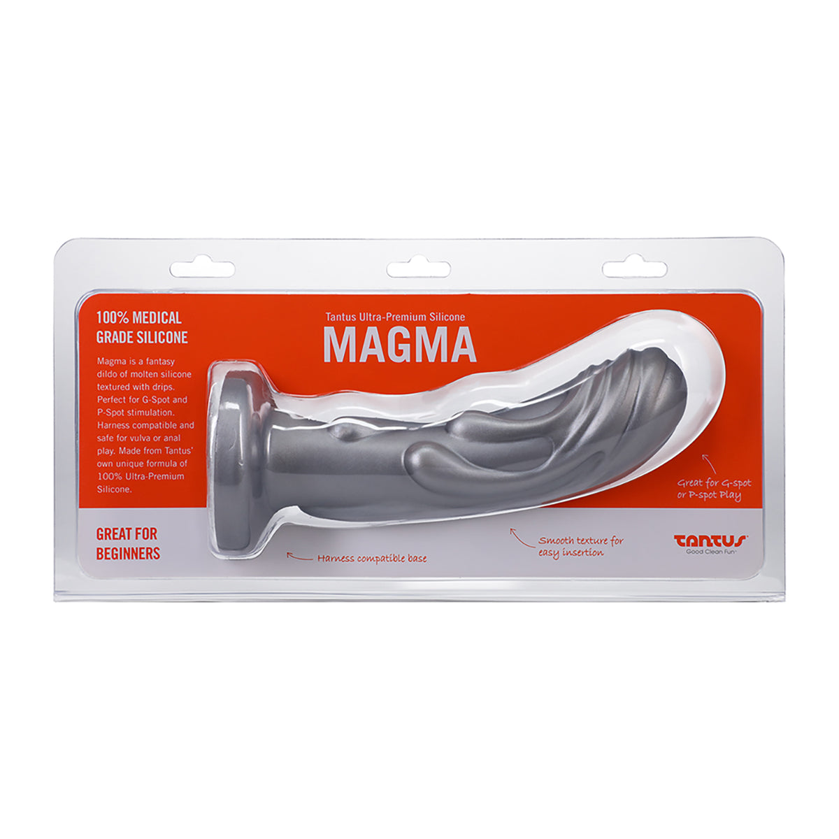 Tantus Magma Medium Firm Silver