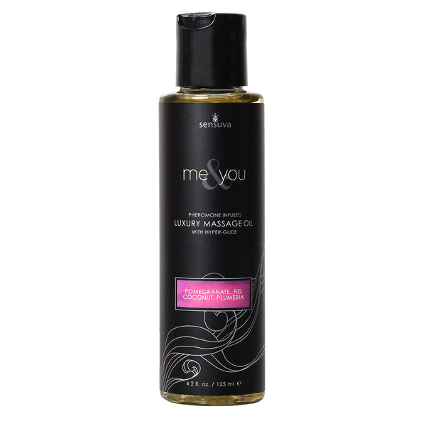 Sensuva Me & You Massage Oil - Pomegranate