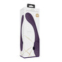 VIVE MIRAI Rechargeable Double Ended Pulse Wave & Air Wave Bendable Silicone Vibrator Purple