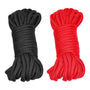 Shibari Soft Bondage Rope 2pk - Black &amp; Red