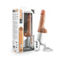Dr. Skin Silicone Dr. Hammer Thrusting Dildo with Handle 7 in. Beige