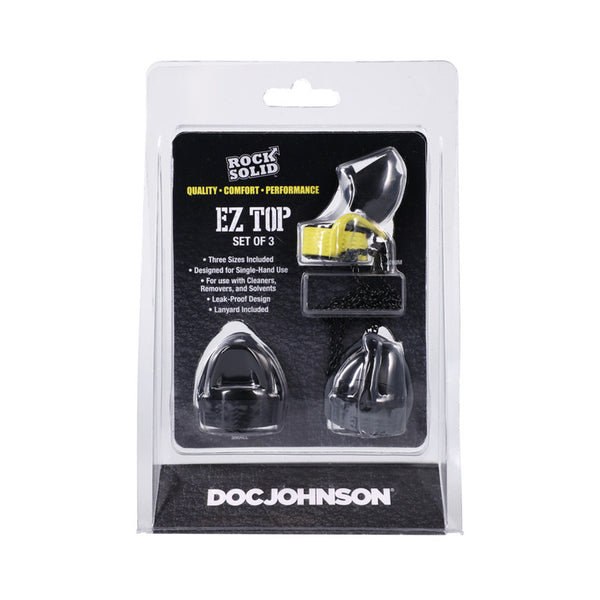 Rock Solid EZ Top 3-Piece Set Black/Yellow/Grey