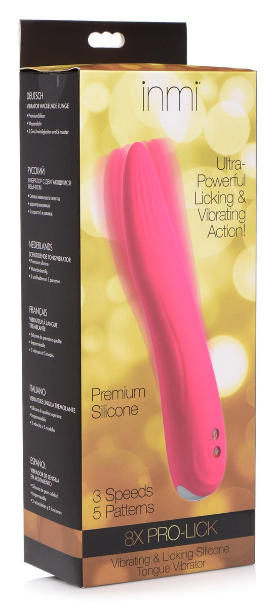 8X Pro - Lick Vibrating & Licking Silicone Tongue Vibrator - Royal Sins