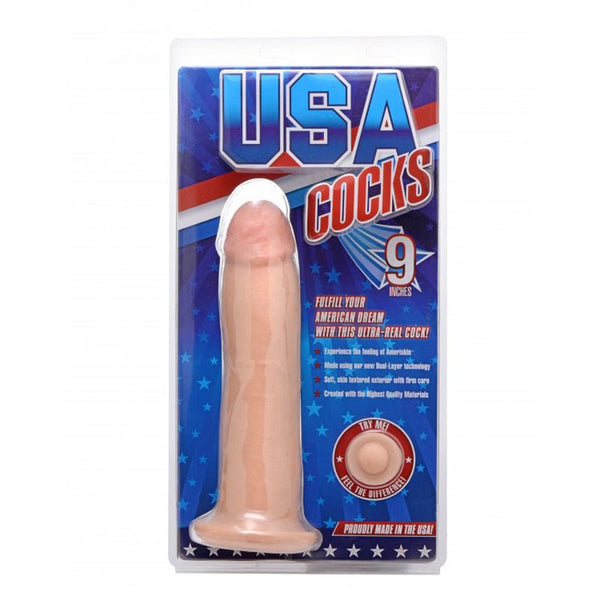 9" Dildo without Balls - Light - Royal Sins