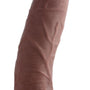 9 Inch Ultra Real Dual Layer Suction Cup Dildo - Dark Skin Tone - Royal Sins