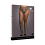 Le Desir Shredded Suspender Pantyhose Midnight Green Queen Size