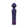 Royal Gems Scepter Silicone Rechargeable Vibrator Purple
