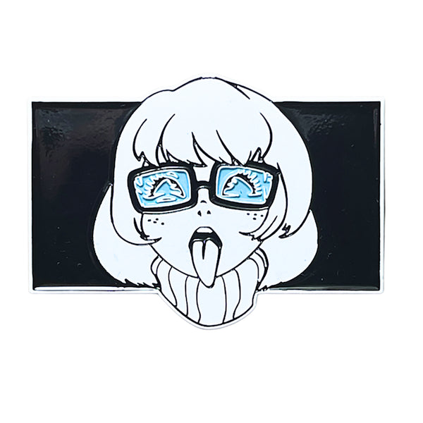 Nerdy Girl V2 Enamel Pin