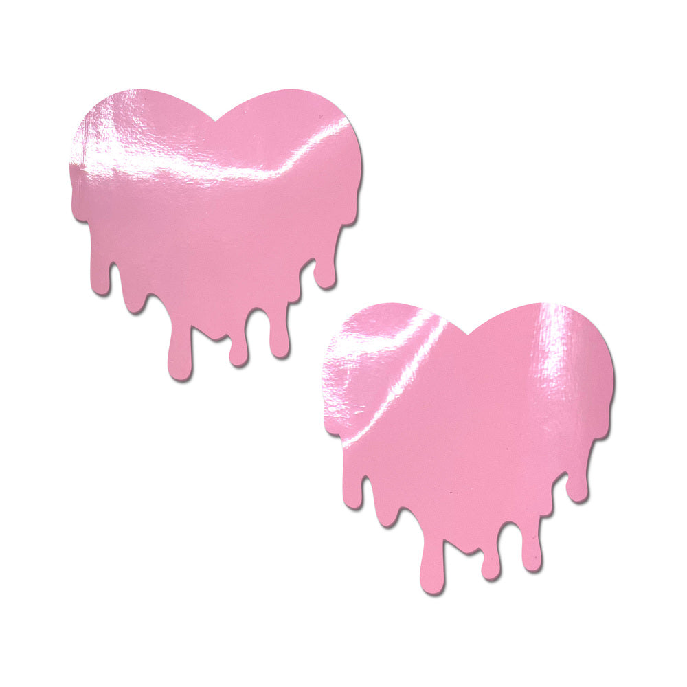 Pastease Faux Latex Baby Pink Melty Heart