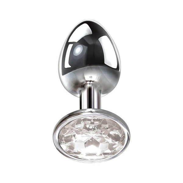 A&amp;E Clear Gem Anal Plug Small