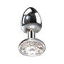 A&amp;E Clear Gem Anal Plug Small