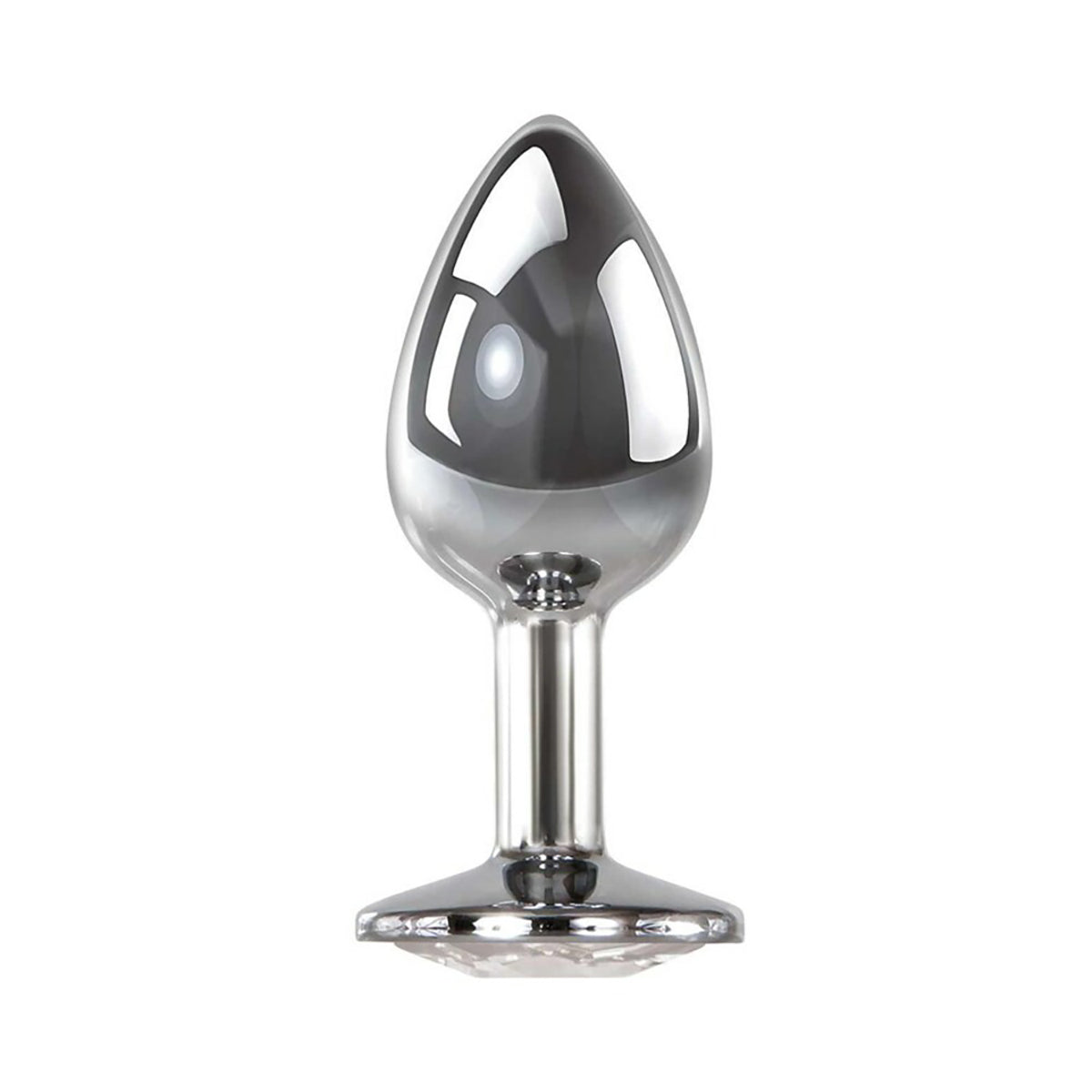 A&amp;E Clear Gem Anal Plug Medium