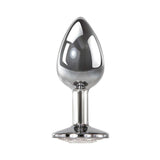 A&E Clear Gem Anal Plug Medium