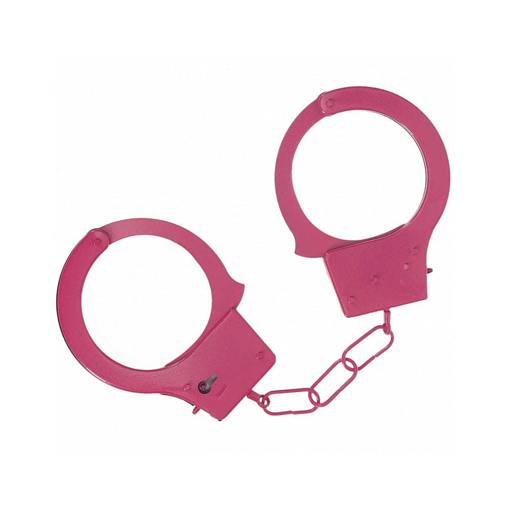 Ouch! Classic Metal Handcuffs Pink