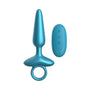 Luv Inc. Pr37: Pointy Ring Luv Plug Metallic Blue