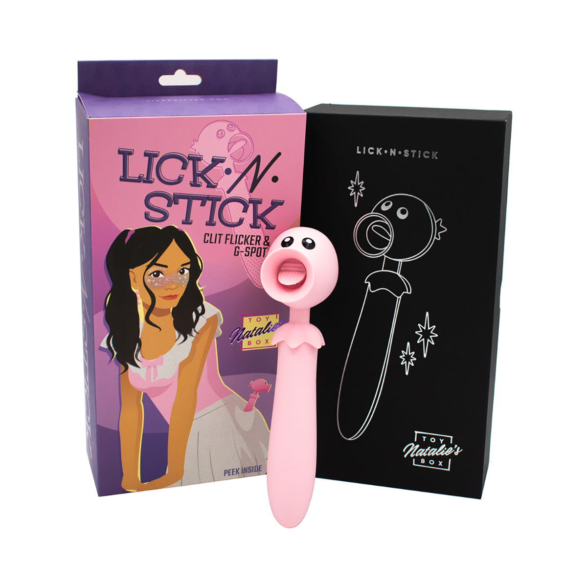 Like a Kitten Lick n Stick Clit Flicker &amp; G-Spot Vibe