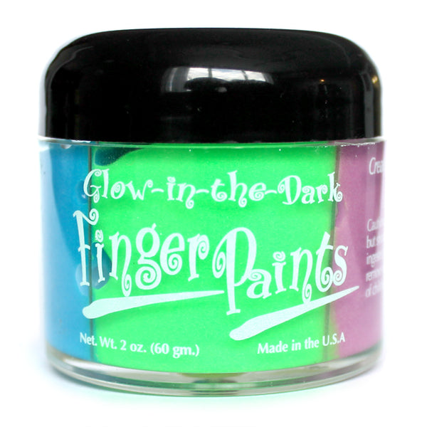 Glow in the Dark Finger Paints 2oz