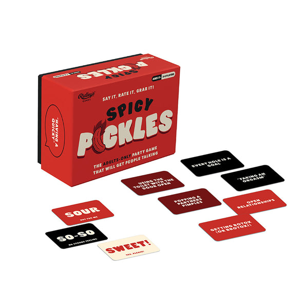 Spicy Pickles:?The adults-only party game that will get people talking