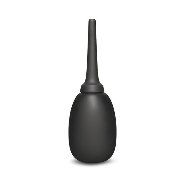 b-Vibe Flexible Silicone Anal Douche Black