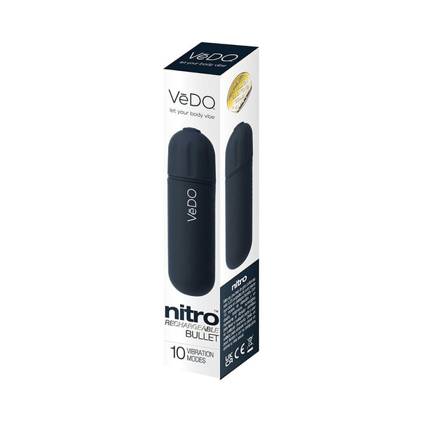 VeDO Nitro Rechargeable Bullet Vibe Blac