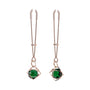 SS S&amp;M Indica Crystal Nipple Clips