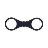 SS S&M Shadow Large Silicone Cuffs