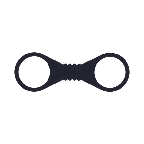 SS S&amp;M Shadow Large Silicone Cuffs