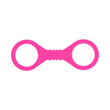 SS S&M Small Hot Pink Silicone Cuffs
