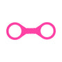 SS S&amp;M Small Hot Pink Silicone Cuffs