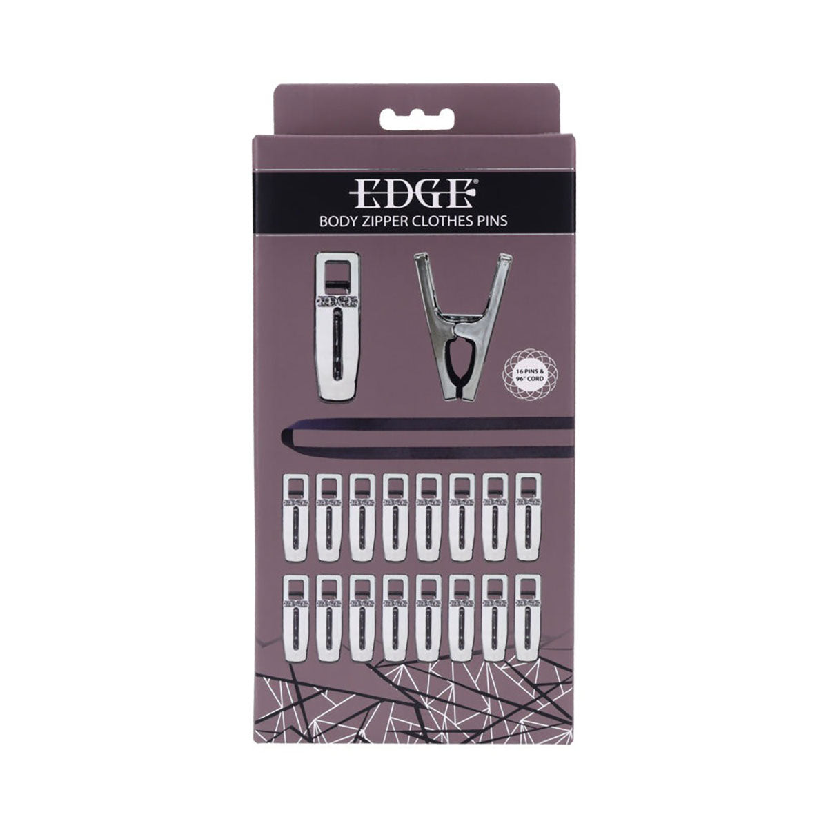 SS Edge Body Zipper Clothes Pins