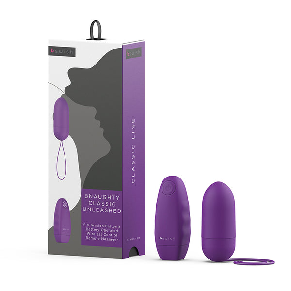 B Swish Bnaughty Classic Unleashed Vibrator Purple