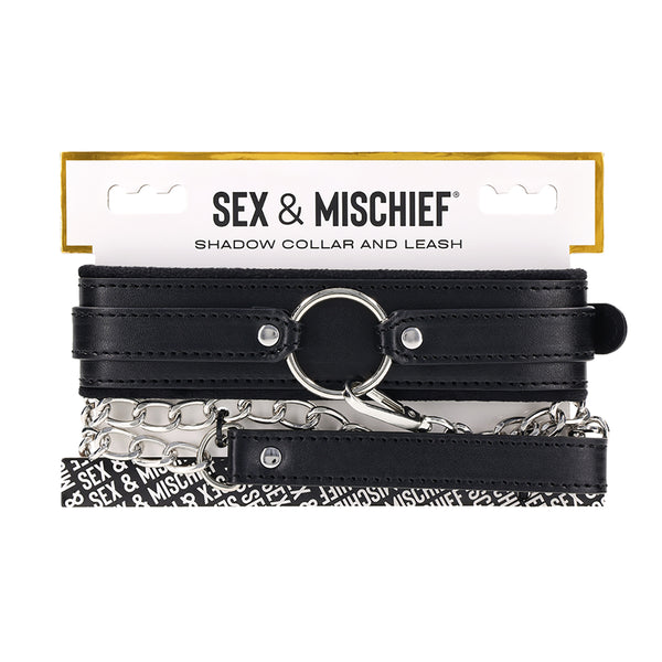 Sportsheets Sex &amp; Mischief Shadow Collar and Leash
