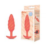 b Vibe Swirl Texture Plug Orange