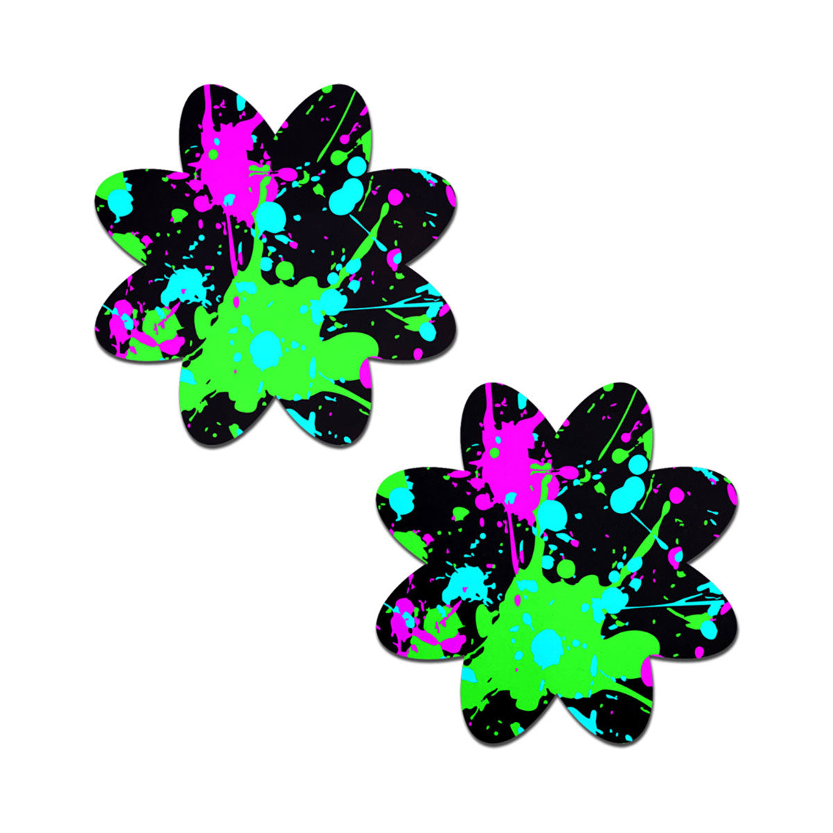 Pastease Vibrant Neon Splatter Pasties