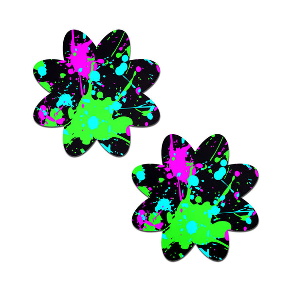 Pastease Vibrant Neon Splatter Pasties