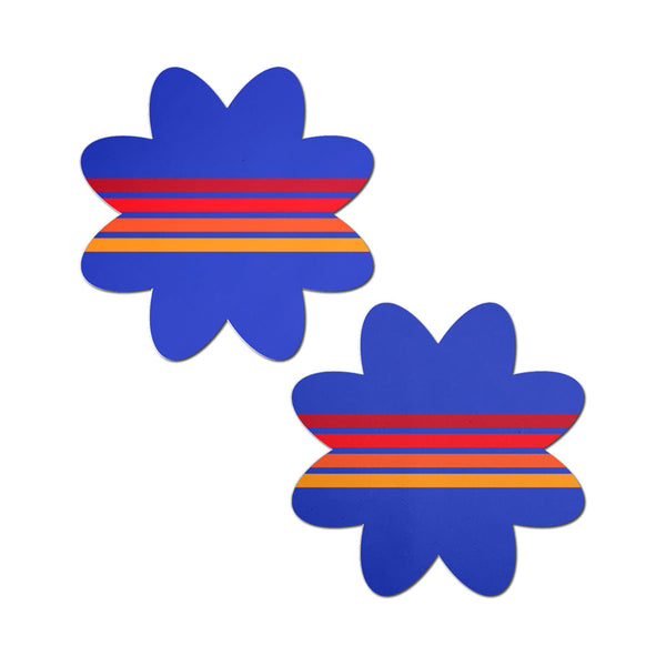 Pastease Vibrant Retro Stripes Blue Past
