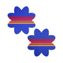 Pastease Vibrant Retro Stripes Blue Past